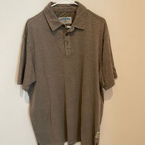 NWT Margaritaville Nens Polo Shirt Size XL Mushroom